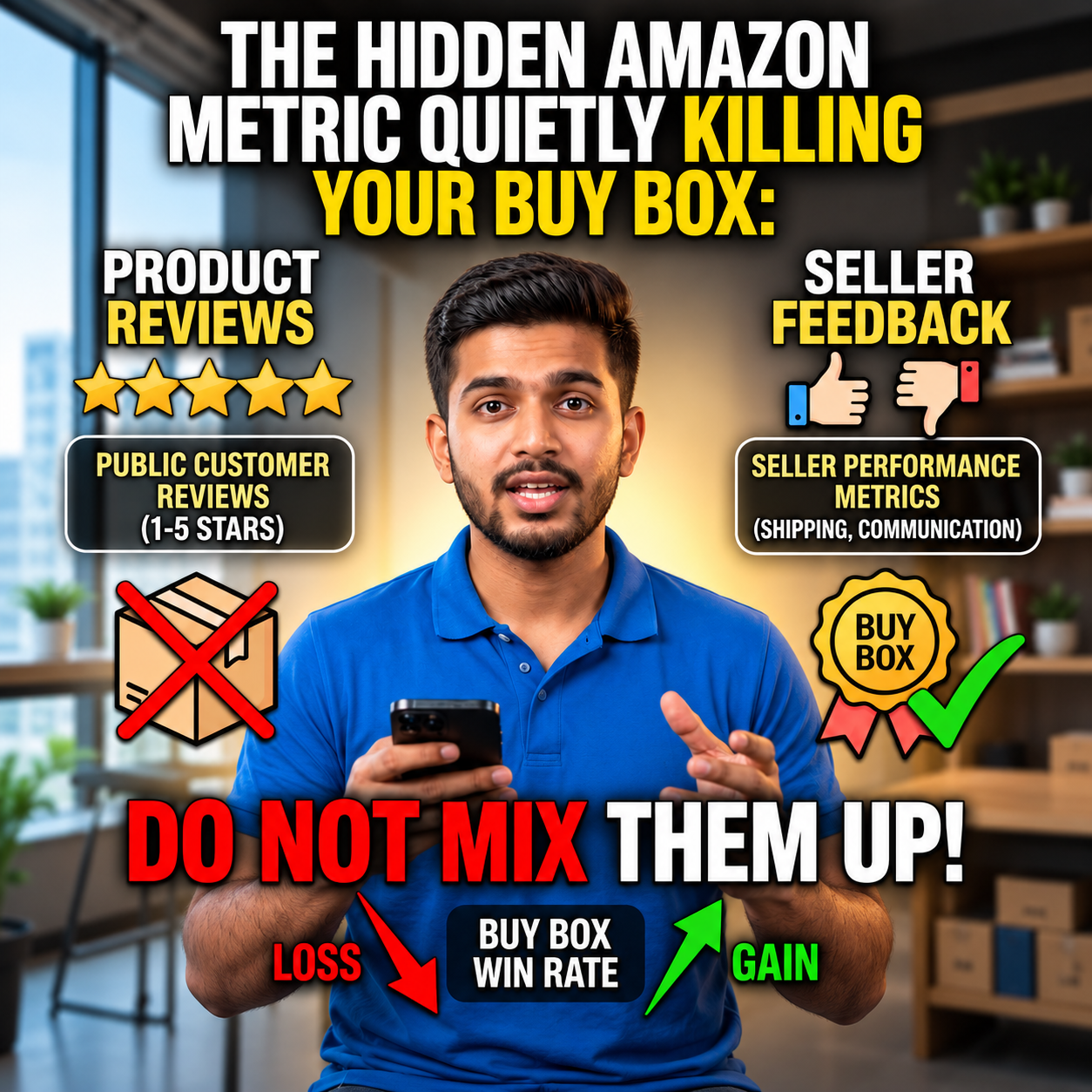 The Hidden Amazon Metric Quietly Killing Your Buy Box: Product Reviews vs. Seller Feedback